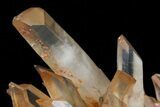 Tangerine Quartz Crystal Cluster - Madagascar #58873-3